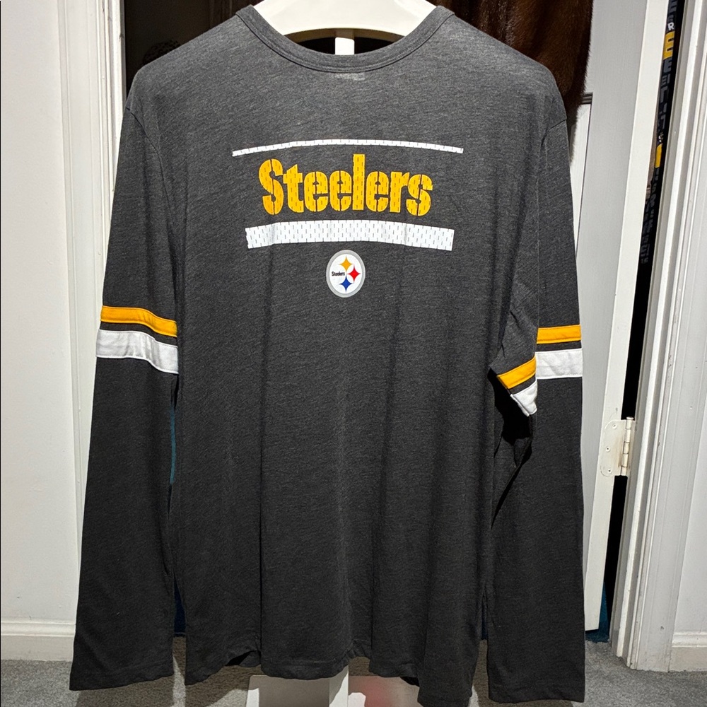 NFL🥳HP🥳Team Apparel Steelers Long Sleeve Shirt - Picture 1 of 6